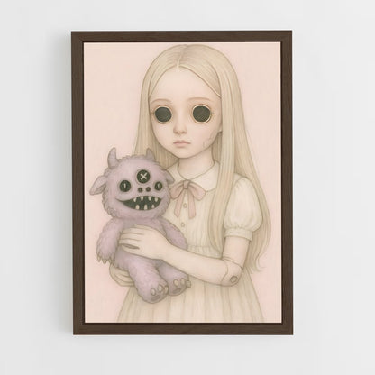 ap-lowbrow art-4 cadre Bois foncé