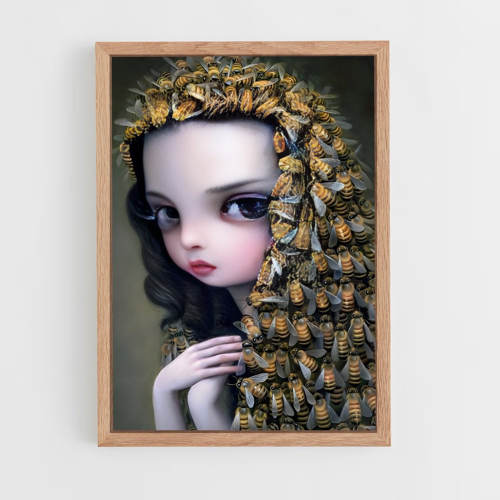 ap-lowbrow art-5 cadre Bois clair