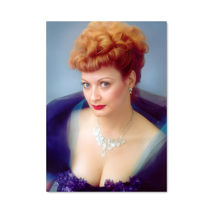 Poster Lucille en Bleu
