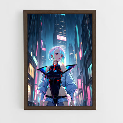 ap-lucy cyberpunk-5 cadre Bois foncé