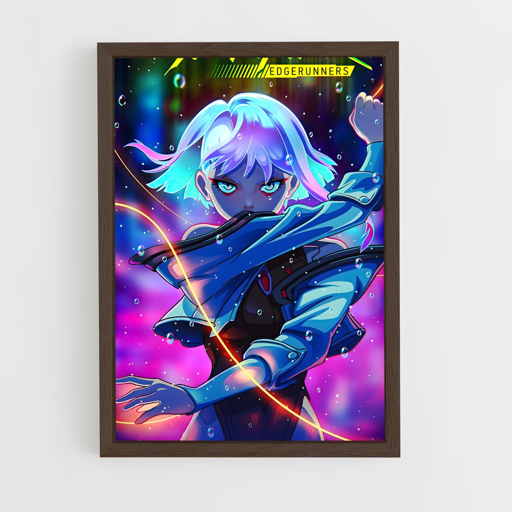 ap-lucy cyberpunk-9 cadre Bois foncé