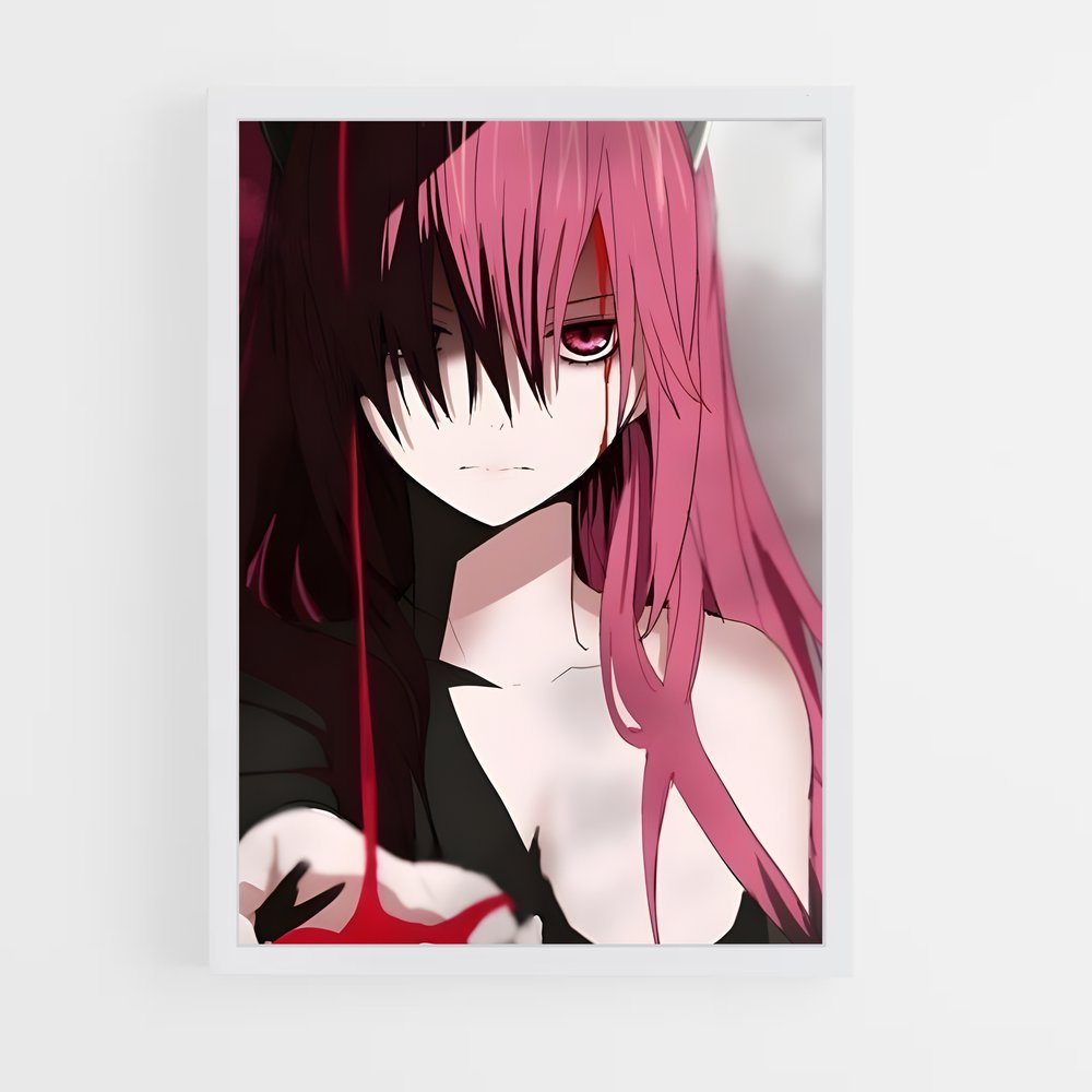 ap-lucy elfen lied-1 cadre Blanc
