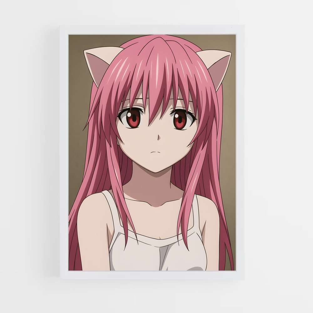 ap-lucy elfen lied-2 cadre Blanc