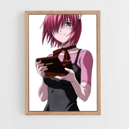 ap-lucy elfen lied-4 cadre Bois clair