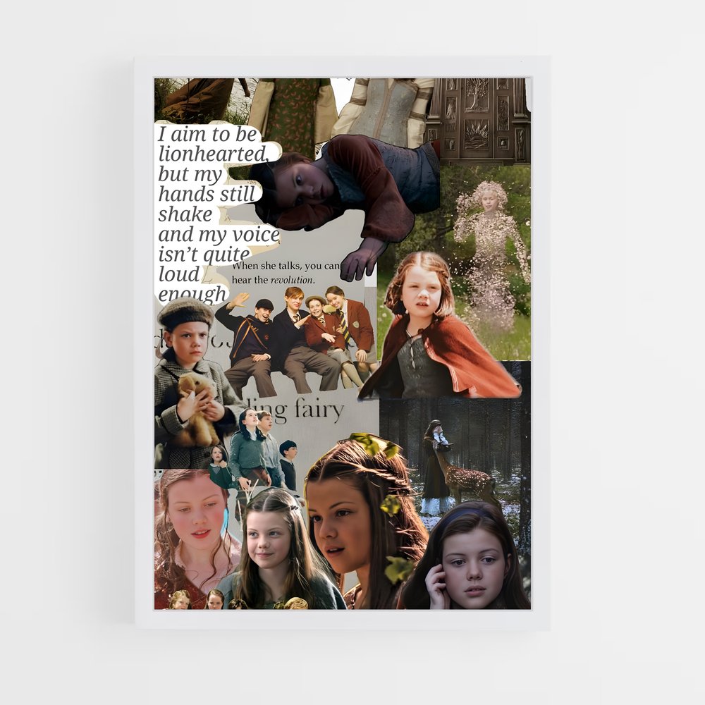 ap-lucy pevensie-2 cadre Blanc
