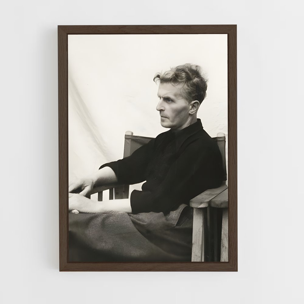 ap-ludwig wittgenstein-1 cadre Bois foncé
