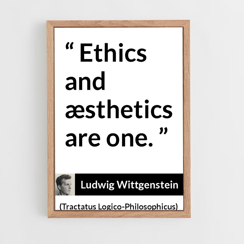 ap-ludwig wittgenstein-4 cadre Bois clair
