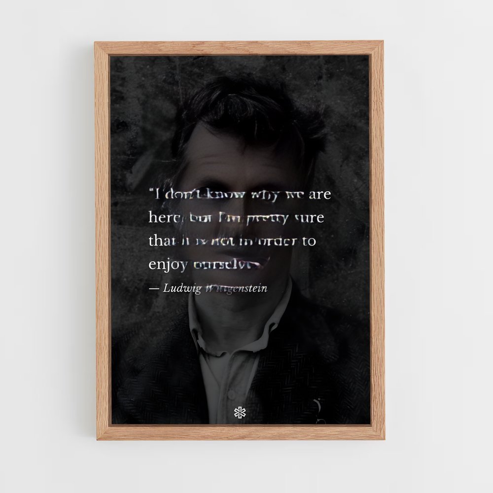ap-ludwig wittgenstein-5 cadre Bois clair