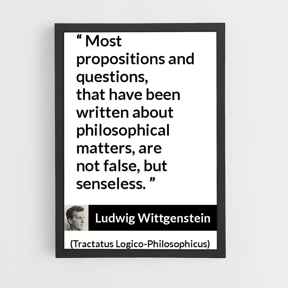 ap-ludwig wittgenstein-6 cadre Noir