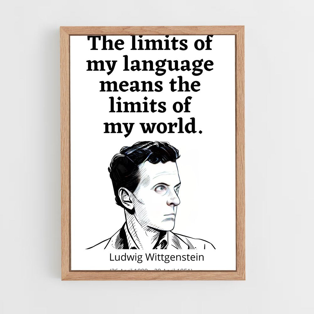 ap-ludwig wittgenstein-7 cadre Bois clair