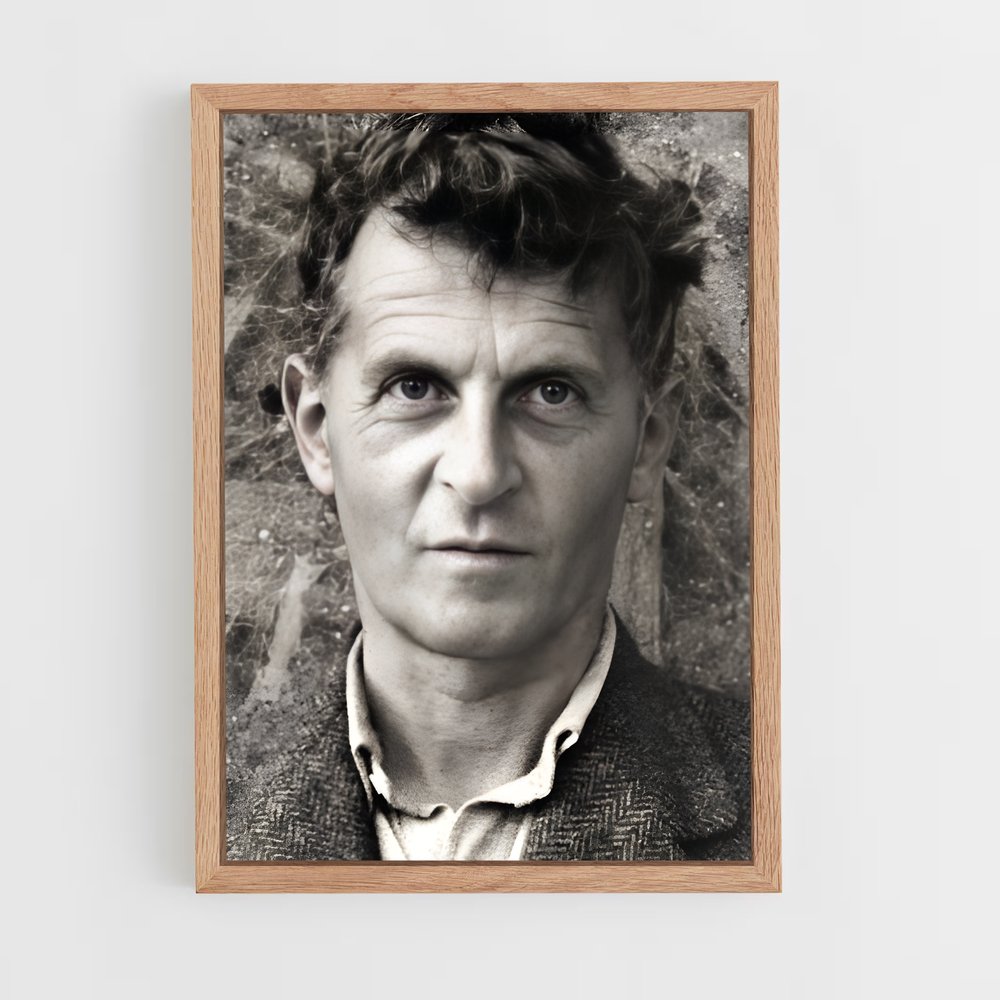ap-ludwig wittgenstein-9 cadre Bois clair