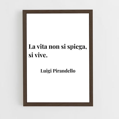 ap-luigi pirandello-2 cadre Bois foncé