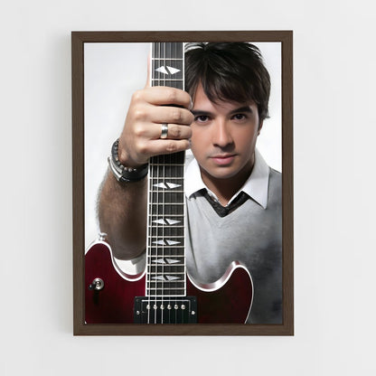 ap-luis fonsi-10 cadre Bois foncé