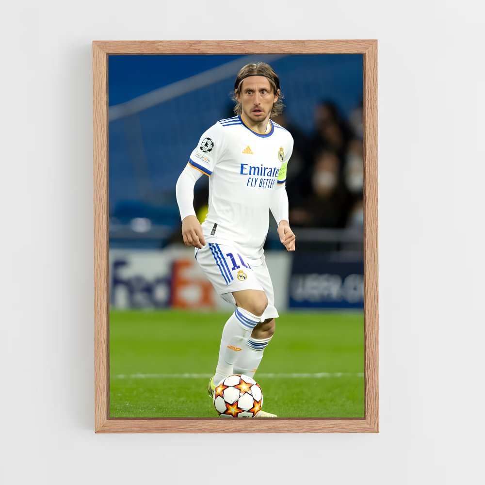 ap-luka modric-8 cadre Bois clair