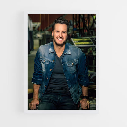 ap-luke bryan-1 cadre Blanc