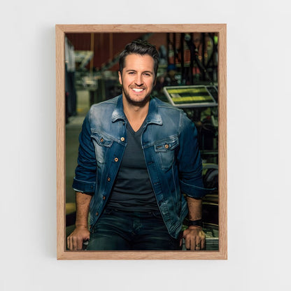 ap-luke bryan-1 cadre Bois clair