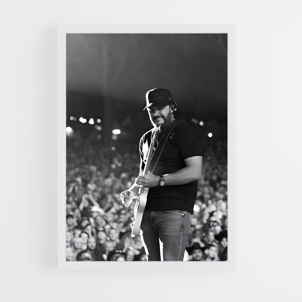 ap-luke bryan-10 cadre Blanc