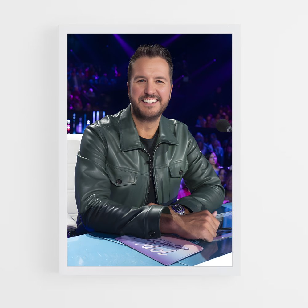 ap-luke bryan-3 cadre Blanc