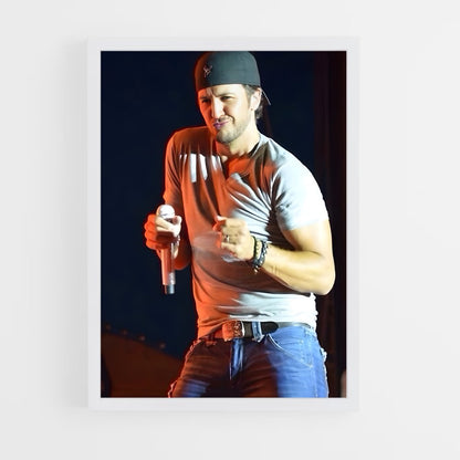 ap-luke bryan-4 cadre Blanc