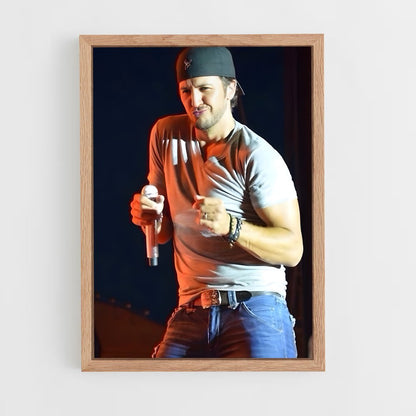 ap-luke bryan-4 cadre Bois clair