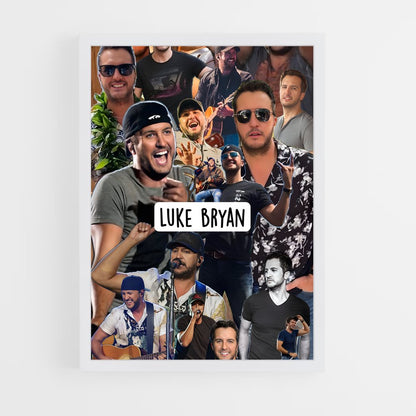 ap-luke bryan-5 cadre Blanc