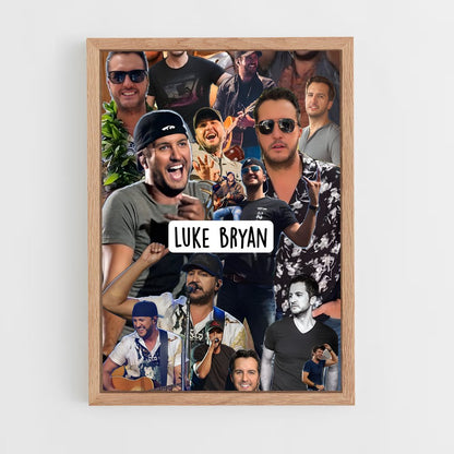 ap-luke bryan-5 cadre Bois clair