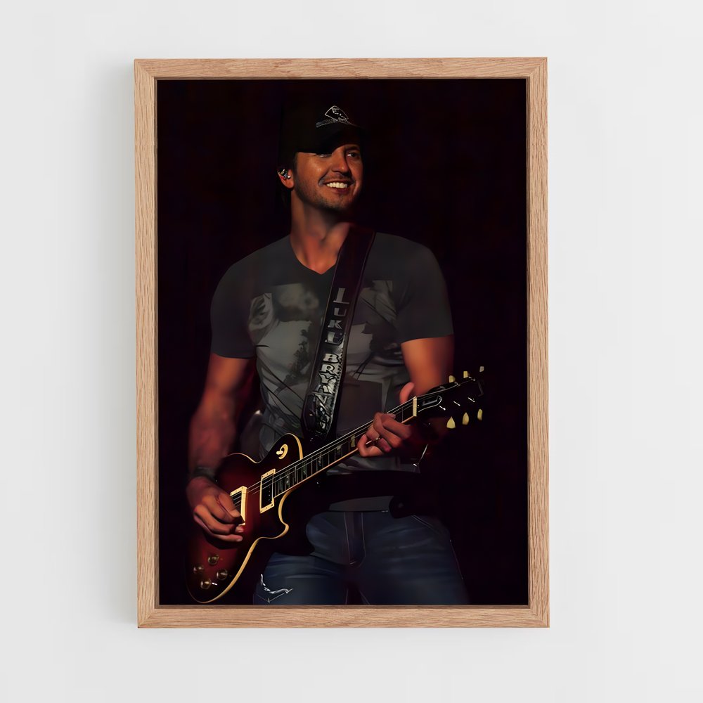 ap-luke bryan-6 cadre Bois clair