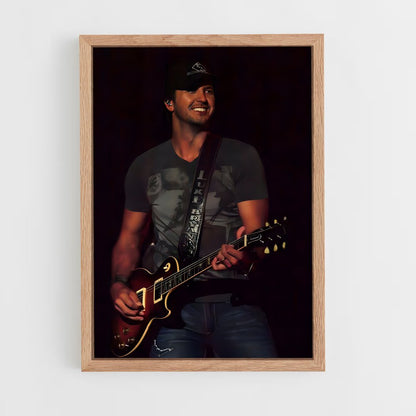 ap-luke bryan-6 cadre Bois clair