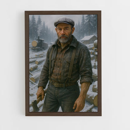 ap-lumberjack-11 cadre Bois foncé
