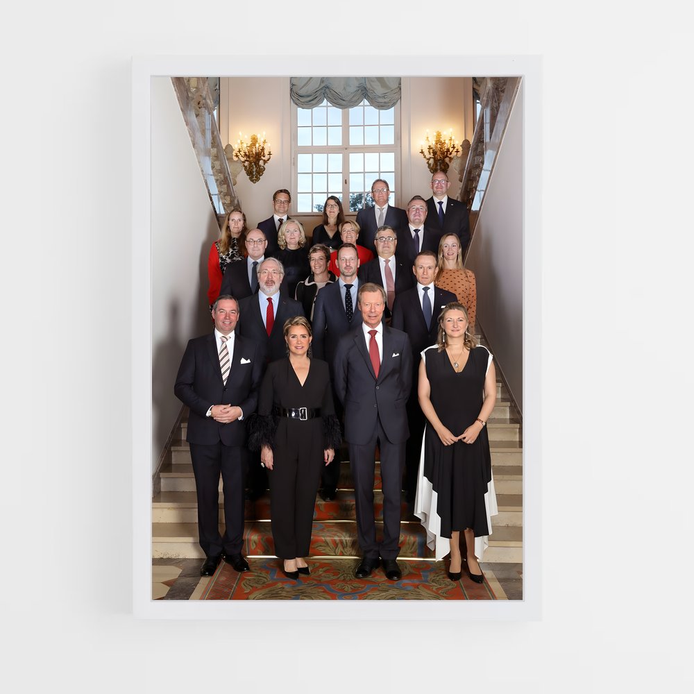 ap-luxembourg royal family-2 cadre Blanc
