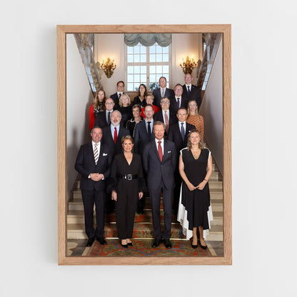 ap-luxembourg royal family-2 cadre Bois clair