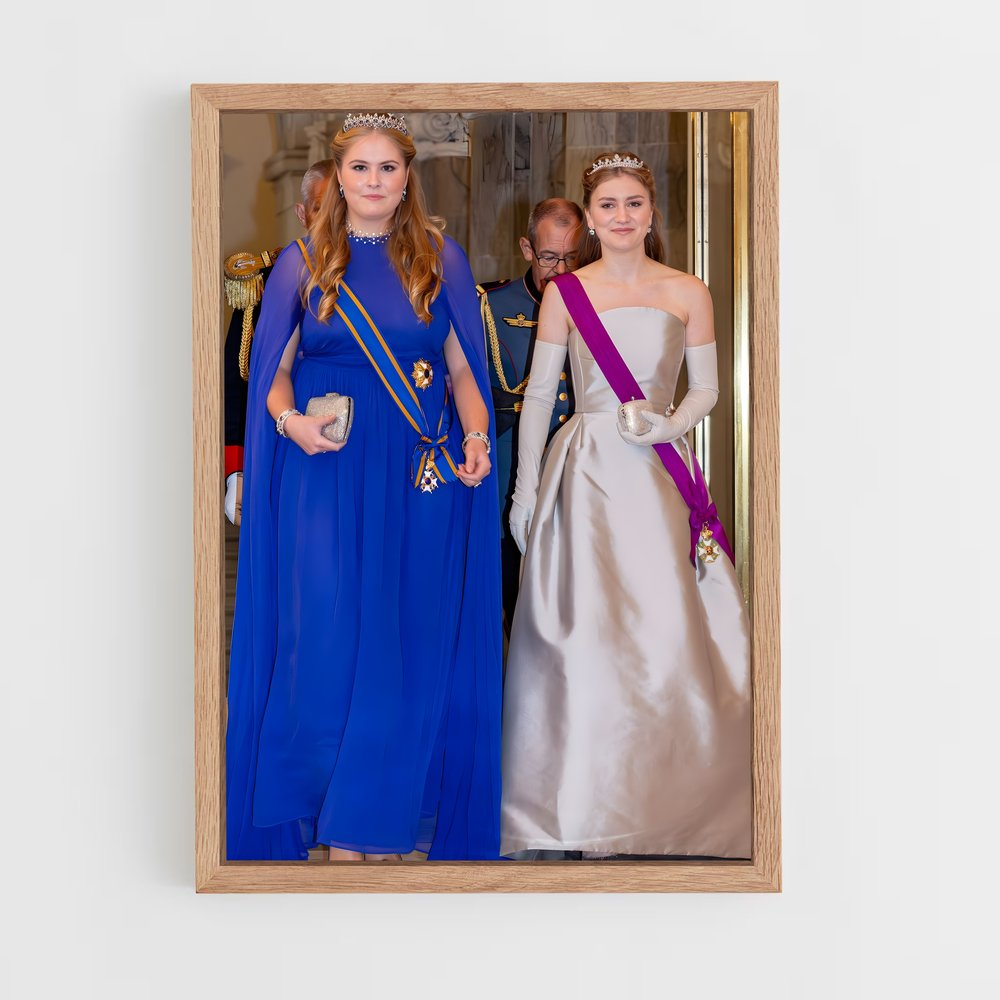 ap-luxembourg royal family-3 cadre Bois clair