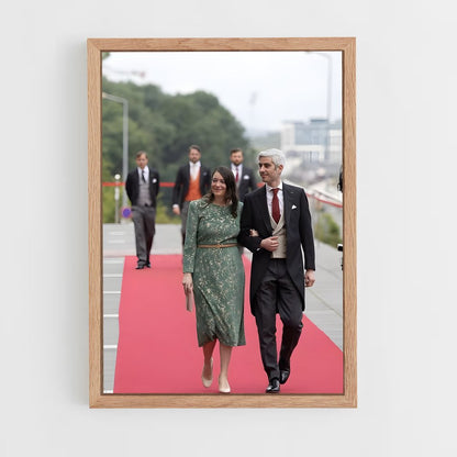 ap-luxembourg royal family-4 cadre Bois clair