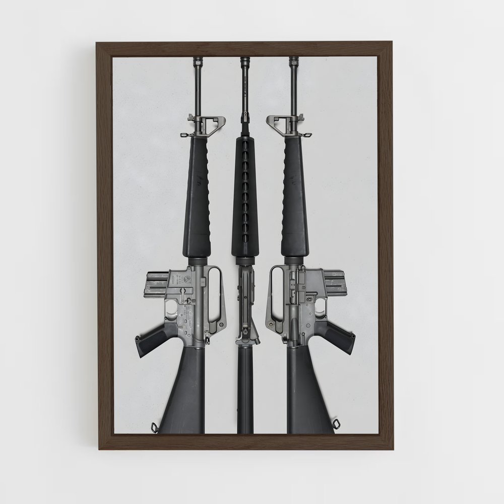 ap-m16-1 cadre Bois foncé