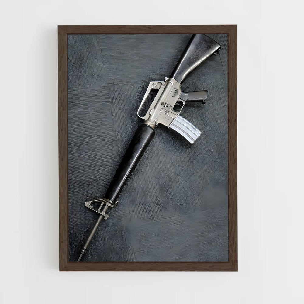 ap-m16-2 cadre Bois foncé