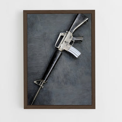 ap-m16-2 cadre Bois foncé