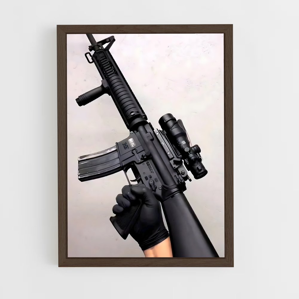 ap-m16-5 cadre Bois foncé