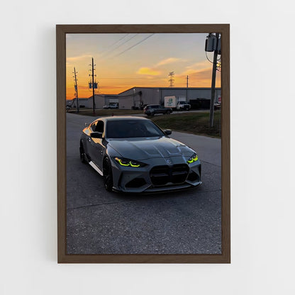 ap-m4-1 cadre Bois foncé