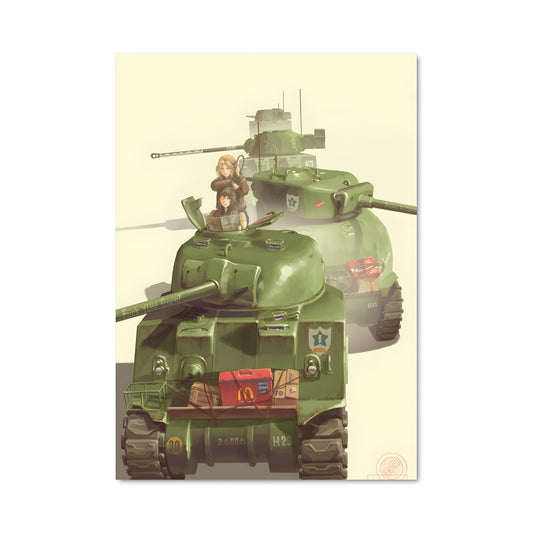 Poster Sherman en Action