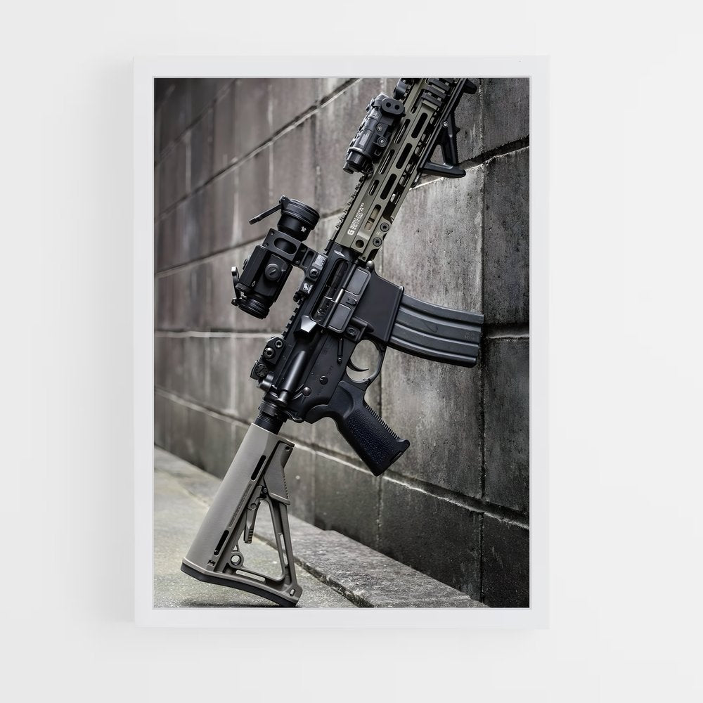 ap-m4 carbine-2 cadre Blanc