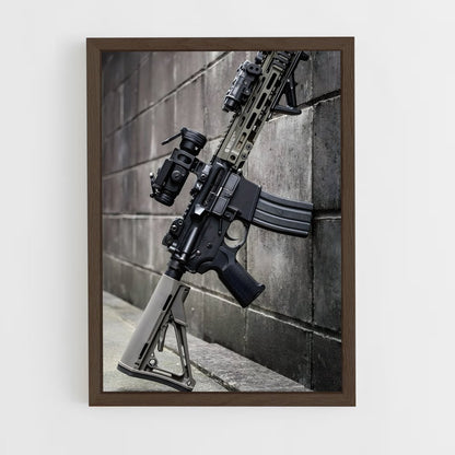 ap-m4 carbine-2 cadre Bois foncé