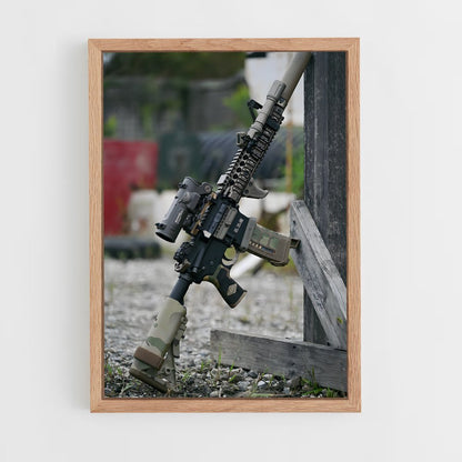 ap-m4 carbine-4 cadre Bois clair