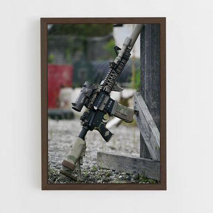 ap-m4 carbine-4 cadre Bois foncé