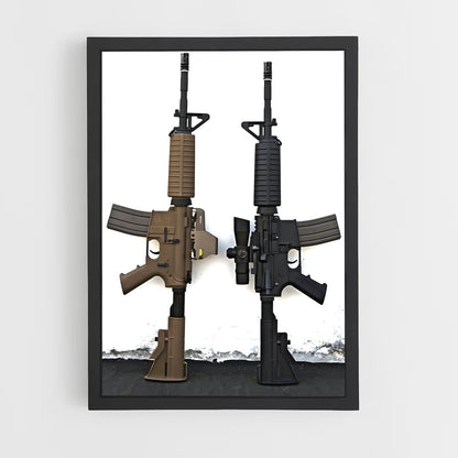ap-m4 carbine-6 cadre Noir