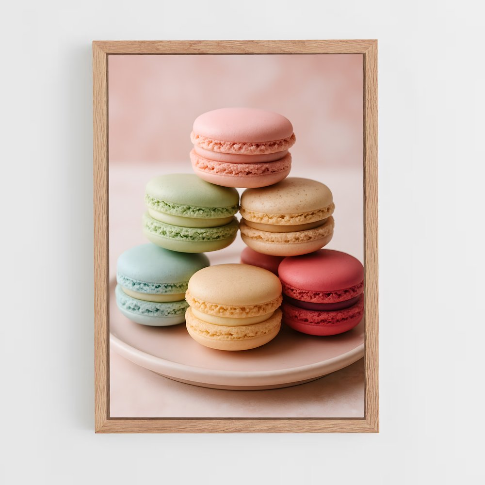 ap-macarons-1 cadre Bois clair
