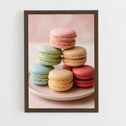 ap-macarons-1 cadre Bois foncé