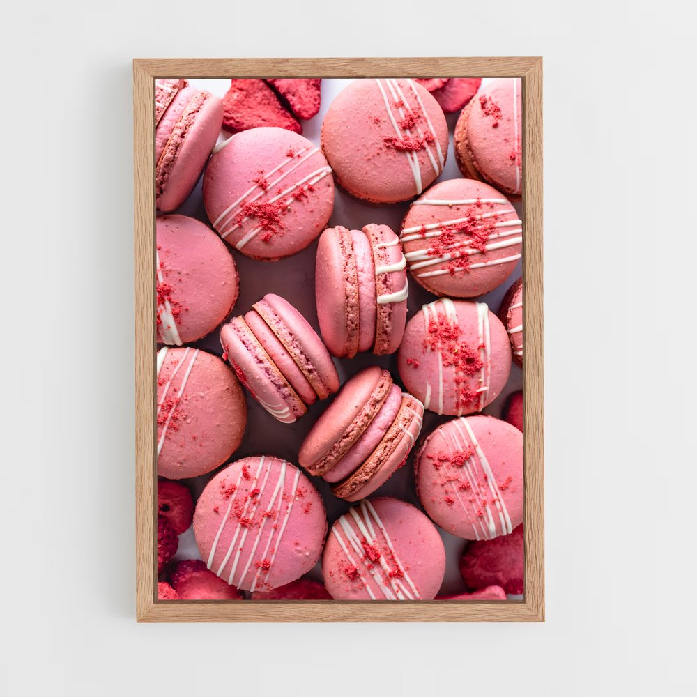 ap-macarons-4 cadre Bois clair