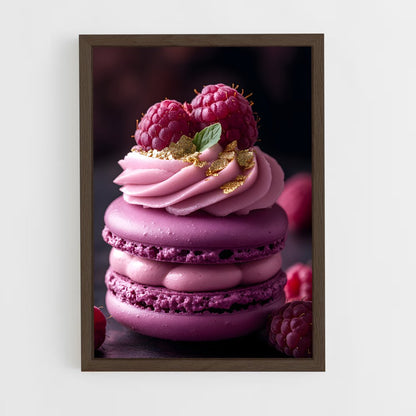 ap-macarons-6 cadre Bois foncé