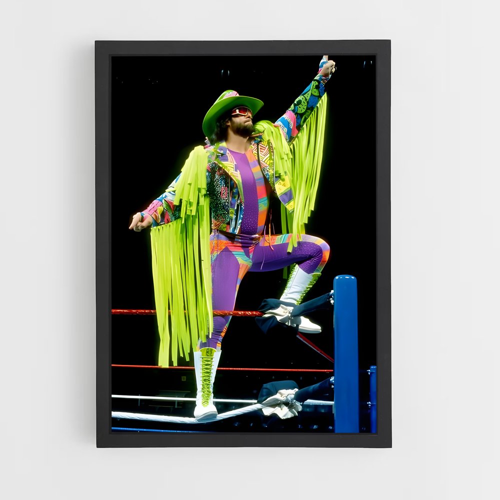 ap-macho man randy savage-2 cadre Noir