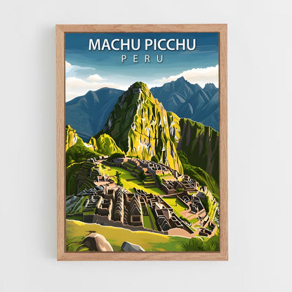 ap-machu picchu-10 cadre Bois clair